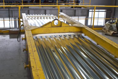 Stok paketlerini profiled çelik levha galvanizli