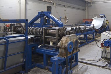 Rulo imalat, galvanizli çelik işleme doğrultusunda çeşitli bölümlerini unsurları