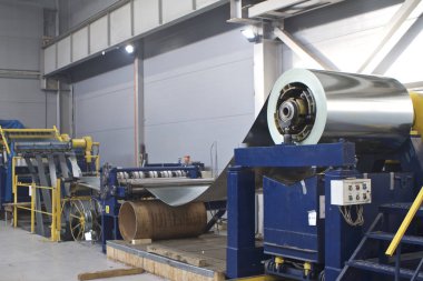 Rulo imalat, galvanizli çelik işleme doğrultusunda çeşitli bölümlerini unsurları