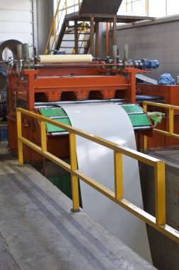 Rulo imalat, galvanizli çelik işleme doğrultusunda çeşitli bölümlerini unsurları