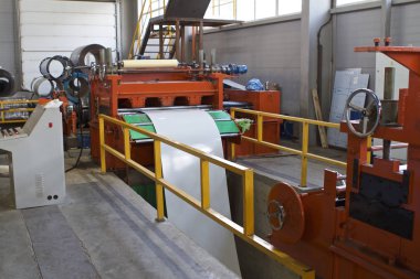 Rulo imalat, galvanizli çelik işleme doğrultusunda çeşitli bölümlerini unsurları