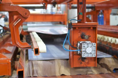 Rulo imalat, galvanizli çelik işleme doğrultusunda çeşitli bölümlerini unsurları