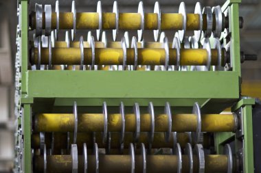 Rulo imalat, galvanizli çelik işleme doğrultusunda çeşitli bölümlerini unsurları