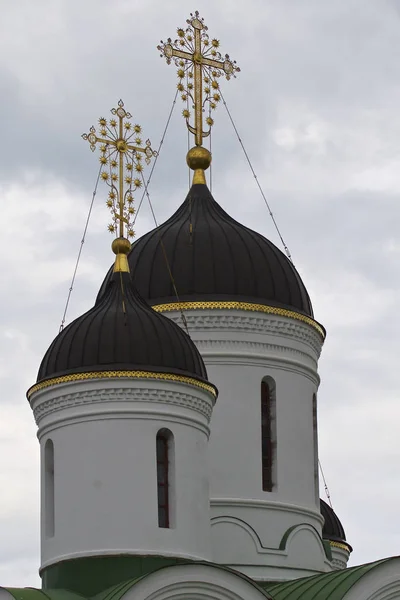 Venäjän Ortodoksisten Kirkkojen Katedraalien Arkkitehtuuri Murom Vladimirin Alue Venäjä — kuvapankkivalokuva