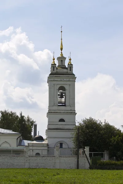 Αρχιτεκτονική Της Ρωσικής Ορθόδοξες Εκκλησίες Και Καθεδρικούς Ναούς Χωριό Konstantinovo — Φωτογραφία Αρχείου