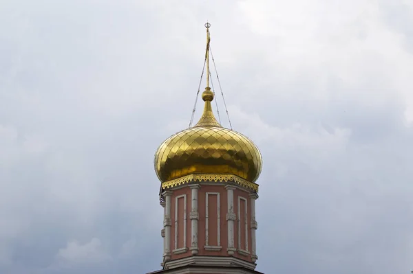 Arquitectura Las Iglesias Catedrales Ortodoxas Rusas Village Poschupovo Región Ryazan — Foto de Stock