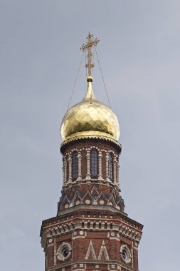 Rus Ortodoks kiliseler ve Cathedrals, köy Poschupovo, Ryazan bölgesi, Rusya mimarisi