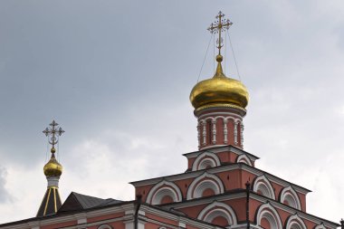 Rus Ortodoks kiliseler ve Cathedrals, köy Poschupovo, Ryazan bölgesi, Rusya mimarisi