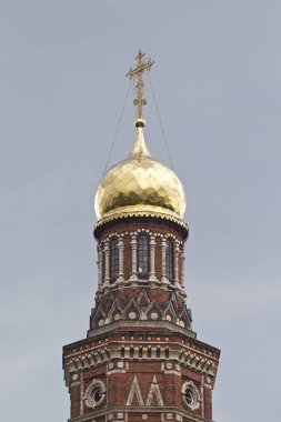 Rus Ortodoks kiliseler ve Cathedrals, köy Poschupovo, Ryazan bölgesi, Rusya mimarisi