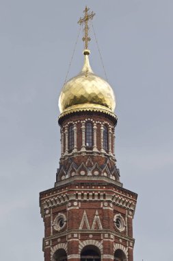 Rus Ortodoks kiliseler ve Cathedrals, köy Poschupovo, Ryazan bölgesi, Rusya mimarisi
