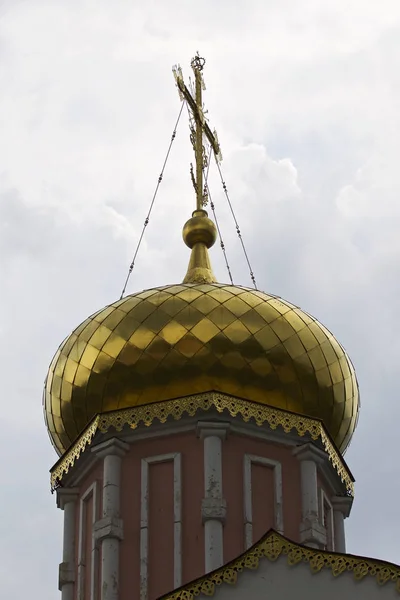 Arquitetura Igrejas Catedrais Ortodoxas Russas Vila Poschupovo Região Ryazan Rússia — Fotografia de Stock