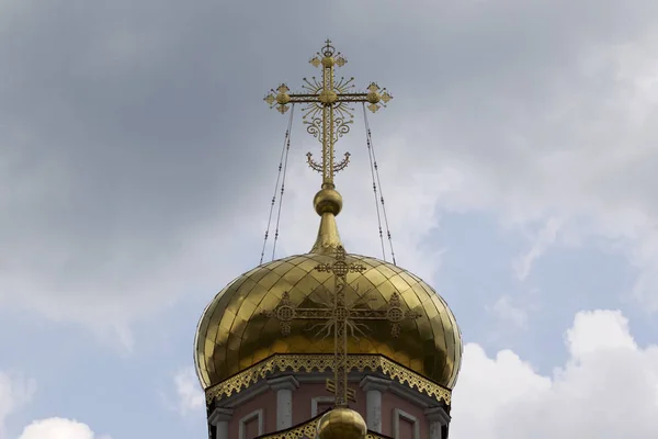 Architectuur Van Russisch Orthodoxe Kerken Kathedralen Dorp Poschupovo Ryazan Regio — Stockfoto