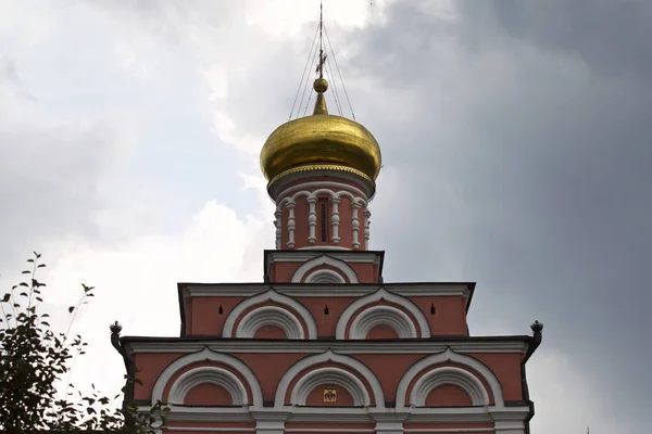 Arquitectura Las Iglesias Catedrales Ortodoxas Rusas Village Poschupovo Región Ryazan —  Fotos de Stock