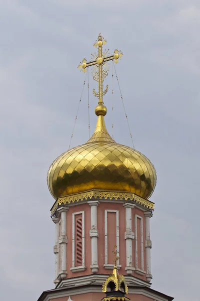 Arquitectura Las Iglesias Catedrales Ortodoxas Rusas Village Poschupovo Región Ryazan — Foto de Stock