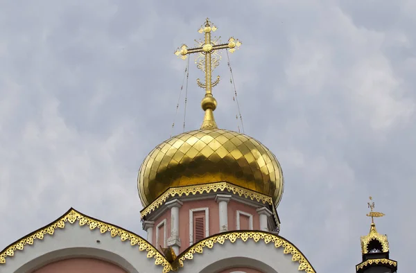 Architecture Russian Orthodox Churches Cathedrals Village Poschupovo Ryazan Region Russia — Stock Photo, Image