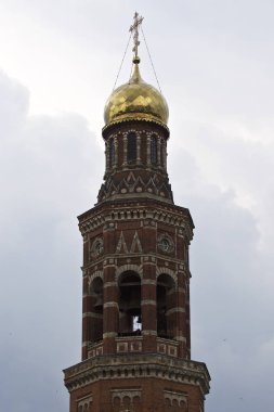 Rus Ortodoks kiliseler ve Cathedrals, köy Poschupovo, Ryazan bölgesi, Rusya mimarisi