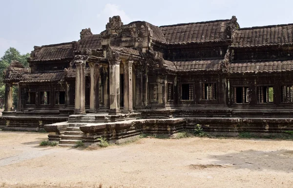 Arquitectura del antiguo complejo del templo Angkor, Siem Reap — Foto de Stock