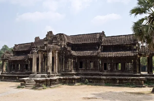 Építészet, a régi templom komplex Angkor, Siem Reap — Stock Fotó