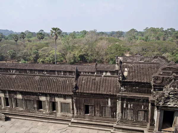 Arquitectura del antiguo complejo del templo Angkor, Siem Reap — Foto de Stock