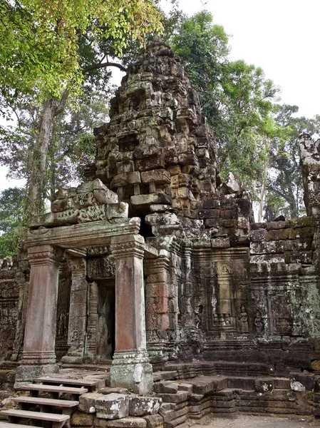 Arquitectura del antiguo complejo del templo Angkor, Siem Reap — Foto de Stock