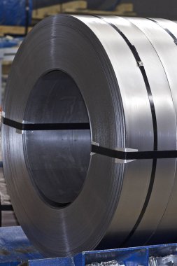 Stokta soğuk haddelenmiş galvanizli çelik ruloları