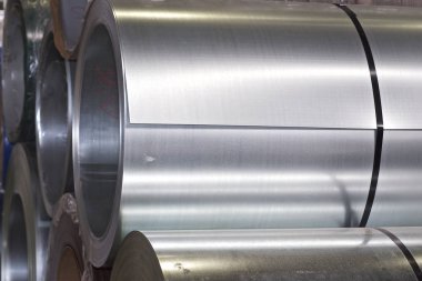 Stokta soğuk haddelenmiş galvanizli çelik ruloları