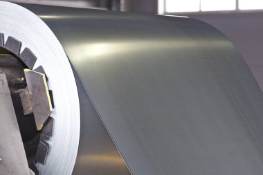 Stokta soğuk haddelenmiş galvanizli çelik ruloları