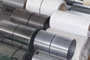 Stokta soğuk haddelenmiş galvanizli çelik ruloları