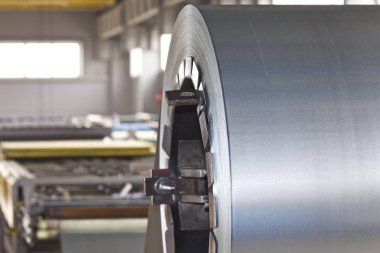 Stokta soğuk haddelenmiş galvanizli çelik ruloları