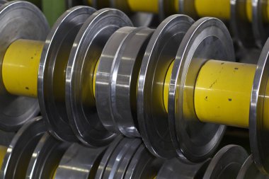 Haddeleme galvanizli sac için makinede profil çıkarma için rulolar