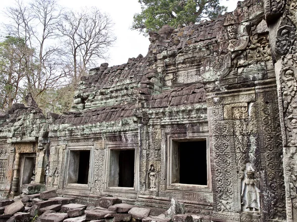 Architektura starożytnego Świątynia kompleksu Angkor, Siem Reap — Zdjęcie stockowe