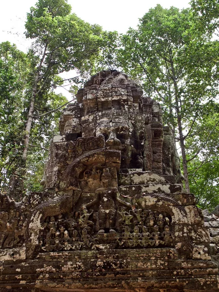 Arkitekturen av forntida tempel komplex Angkor, Siem Reap — Stockfoto