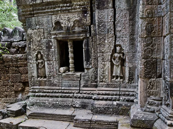 Arquitectura del antiguo complejo del templo Angkor, Siem Reap — Foto de Stock