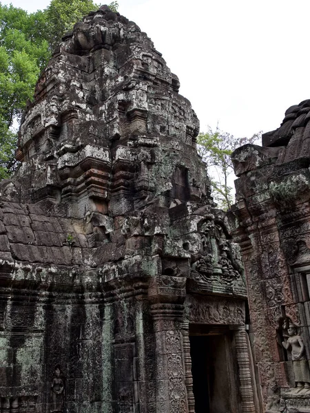 Architektura starověku chrámového komplexu Angkor, Siem Reap — Stock fotografie