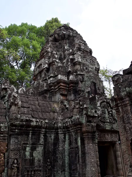 Architektura starověku chrámového komplexu Angkor, Siem Reap — Stock fotografie