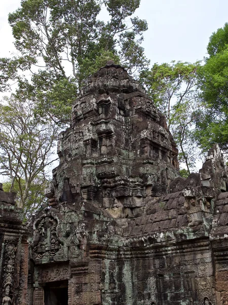 Arkitekturen av forntida tempel komplex Angkor, Siem Reap — Stockfoto