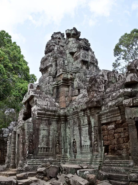Architektura starověku chrámového komplexu Angkor, Siem Reap — Stock fotografie
