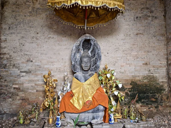 Arquitectura del antiguo complejo del templo Angkor, Siem Reap — Foto de Stock