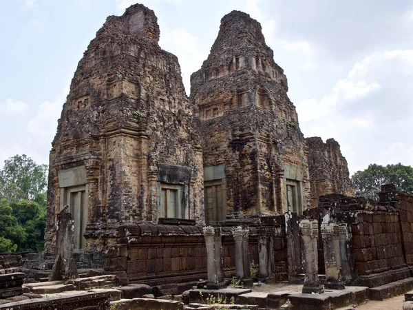 Arsitektur kuno kompleks candi Angkor, Siem Reap — Foto Stok Gratis