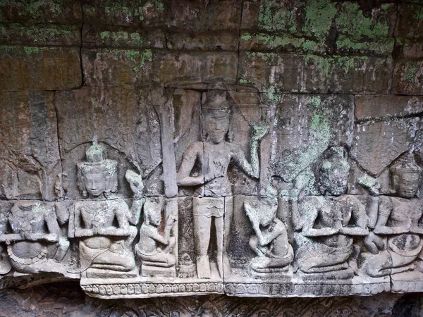 Architektura starověku chrámového komplexu Angkor, Siem Reap — Stock fotografie