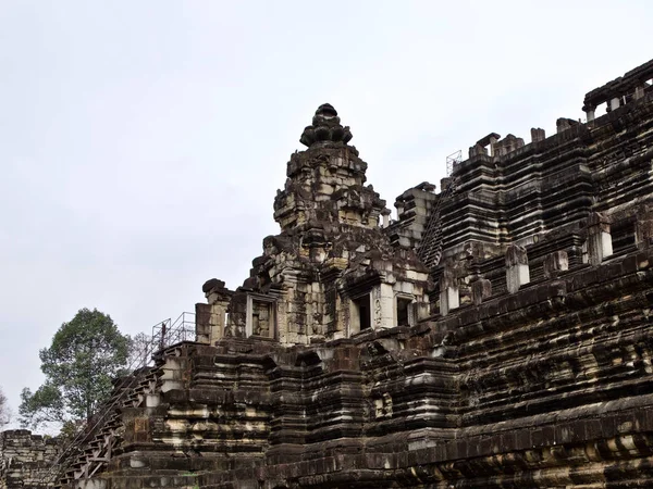 Arhitectura complexului templu antic Angkor, Siem Reap — Fotografie, imagine de stoc