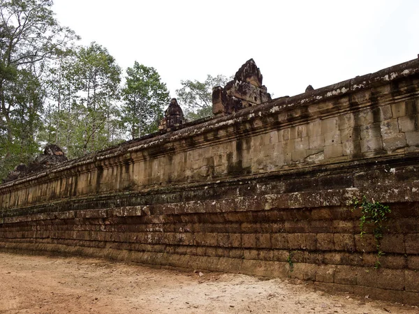 Architektura starożytnego Świątynia kompleksu Angkor, Siem Reap — Zdjęcie stockowe