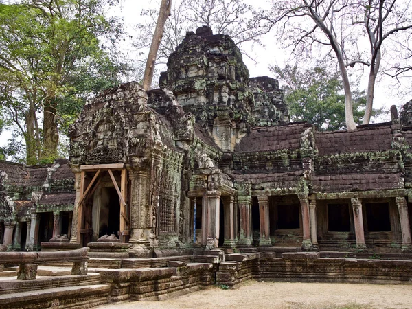 Mimarlık antik tapınak karmaşık Angkor, Siem Reap — Stok fotoğraf