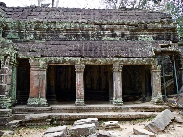 Architektura starověku chrámového komplexu Angkor, Siem Reap — Stock fotografie