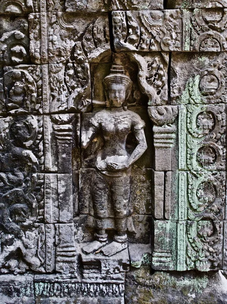 Arquitetura do complexo antigo templo Angkor, Siem Reap — Fotografia de Stock