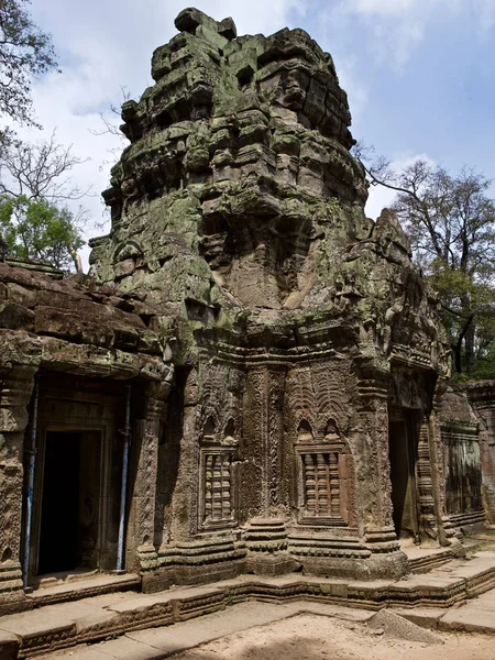 Arkitekturen av forntida tempel komplex Angkor, Siem Reap — Stockfoto