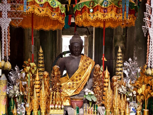 Mimarlık antik tapınak karmaşık Angkor, Siem Reap — Stok fotoğraf