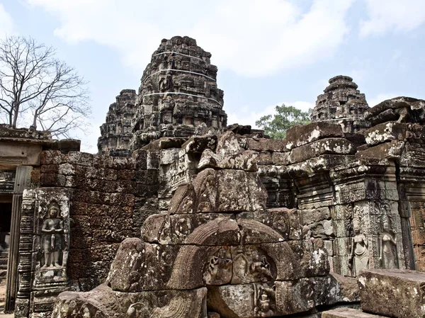 Architektura starověku chrámového komplexu Angkor, Siem Reap — Stock fotografie