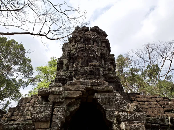 Arquitectura del antiguo complejo del templo Angkor, Siem Reap — Foto de Stock