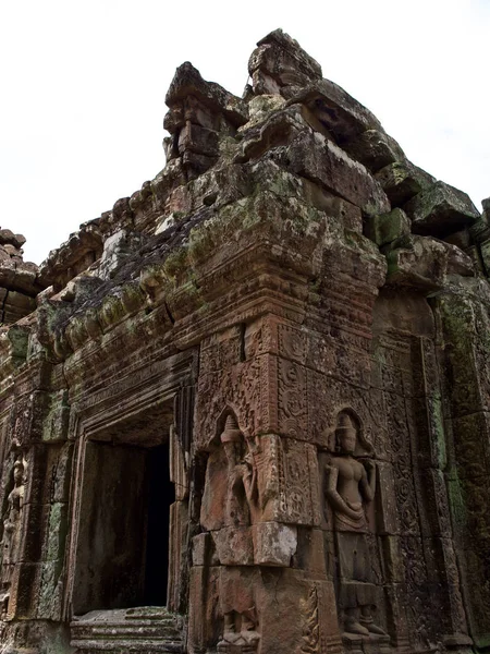 Arquitectura del antiguo complejo del templo Angkor, Siem Reap — Foto de Stock